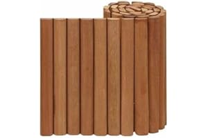 ROG GARDEN-LINE Rasenkante aus Bangkirai Hartholz 180 x 40 cm Rollboarder Beetumrandung