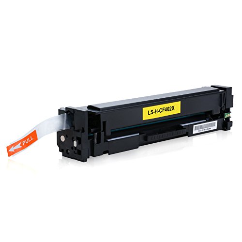 Logic-Seek Toner kompatibel zu HP CF402X für HP Laserjet Pro MFP M277dw, Laserjet Pro MFP M277n, Laserjet Pro MFP M274n, Laserjet Pro M252dw, Laserjet Pro M250 Series – 201X – Yellow 2.300 Seiten - 2
