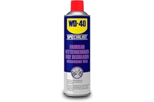 ‎WD-40 SPECIALIST WD-40 Specialist Fahrrad Kettenreiniger 500ml - Effektiver Bike Kettenreiniger für die Entfernung von Schmutz, Rost und Ablagerungen von alle Fahrradtypen, verlangsamt den natürlichen Verschleiß