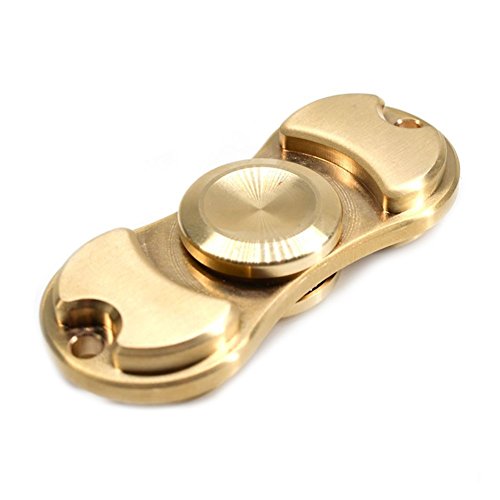 JACK Anti-Anxiet Stress Spinner Fidget EDC Toy High Speed Focus Reducer Finger Gyro Spinner for Kids Adults (Gold)