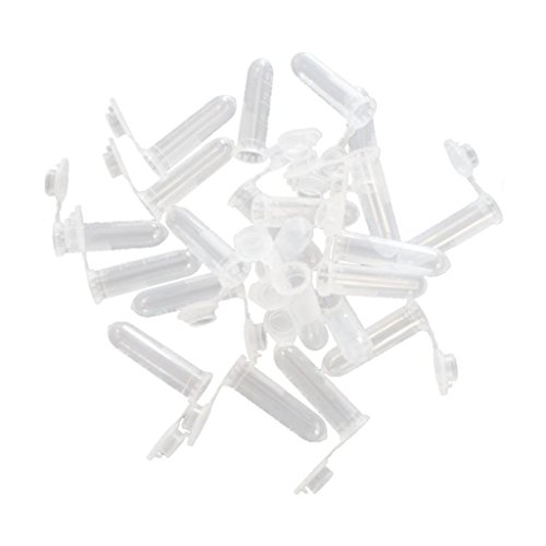 100 Stk Mini 2ml Kunststoff EP Tube Flüssigkeit Duft Perlen Lagerung Container Runden Boden Sample Fläschchen Container Mit Deckel