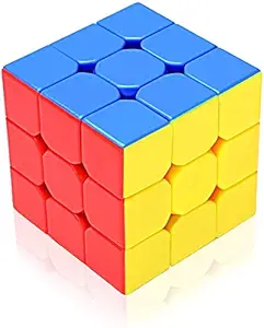 Speed Cube 3x3x3 for Kids and Adults,Multicolor Educational Game Mind Game Speed Smooth Cube Puzzle Cube Indoor Outdoor Game Toy (Pack of 1)