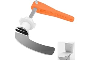 Corsehild Toilet Flush Handle, Alloy Toilet Handles Flush Lever Victorian Style Toilet Cistern Flush Handle WC Cistern Repair Handle Rod Chrome Plated Replacement Metal Handle for Toilet WC Cistern