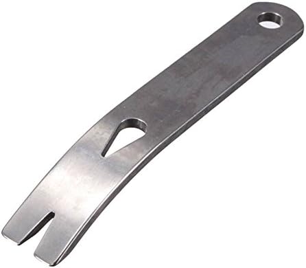 Molefa 2 PCS Stainless Steel Pocket Pry Bar Multifunction Survival Tool