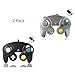 Produktbild Eve L 2 Pack Switch Controller Kompatibel mit Nintendo Gamecube Verdrahtete Spiel Controller Gamepad, Schwarz und Silber