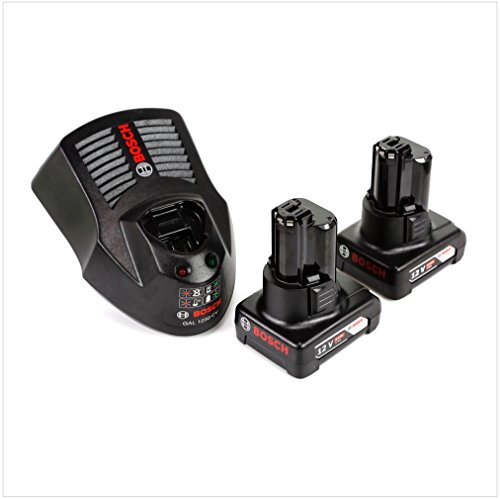 Bosch GKS 12V-26 Professional Akku Kreissäge in L-Boxx + 2 x GBA 12 V 4,0 Ah Akku + 1 x GAL 1230 Ladegerät - 5