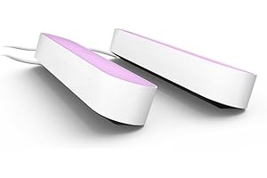 ‎PHILIPS HUE Philips Hue Play White and color ambiance Zestaw 2 podłużnych lamp, biała, 16 mln kolorów, możliwość przyciemniania, sterowanie aplikacją