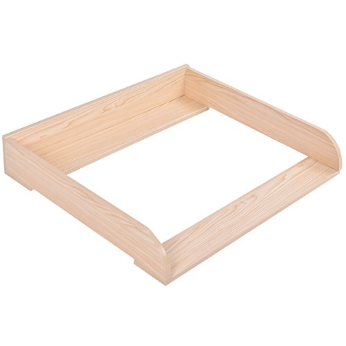 Preisvergleich Produktbild COSTWAY Baby Wickeltischaufsatz Wickelauflage Wickeltisch Kids Wickelaufsatz für Kommode 90x77,5x12,5cm (Gelb)
