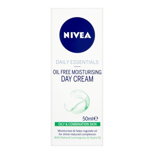 Nivea Daily Essentials Oil-Free Moisturising Day Cream Oily & Combination Skin, 50ml