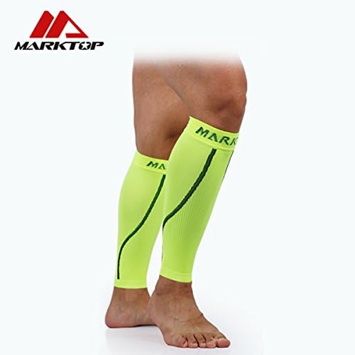 Knee Braces MARKTOP Knee Sleeve Support for Running Jogging Joint Pain Relief Injury Recovery Stabilizer Strap Knee Compression Both Men and Women Suitable Indoor Outdoor-Single Wrap M5199 (M, BLACK)