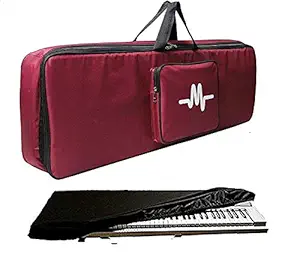 Mexa keyboard bag/case compatible with casio cts300 keyboard padded quality with dust cover.