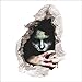 Produktbild vovo Vovotrade Halloween Horror Aufklebe,Decal Removable Terror Haushalt Zimmer Wand Aufkleber Wandaufkleber 3D Wandsticker Wandtattoos für Home Halloween Party Deko 60cm*45cm (B)