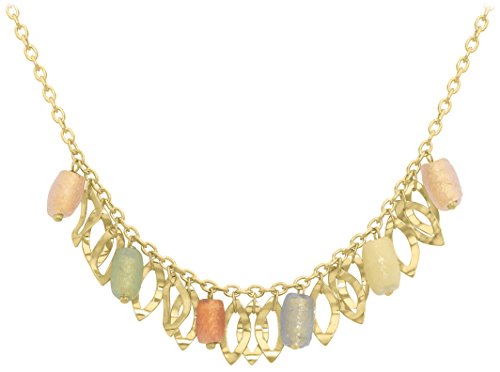 Carissima Gold Damen-Kette 375 9 Karat (375) Gelbgold Glaskristall 1.2 cm