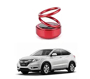 PRIKNIK Solar Energy Rotating Car Perfume with Long Lasting Organic Fragrance, Feel-Good Premium Car Air freshener Compatible with Honda Vezel