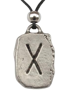 Gyfu Rune Anhänger Amulett Talisman Zinn Schmuck - Kooperation