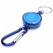 Produktbild HCFKJ Retractable Key Chain Abzeichen Reel - Recoil Carabiner ID Skipass Besitzer (BLAU)