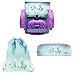 Produktbild Schulranzen Set / Schultasche + Sportbeutel + Faulenzerrolle / "Pferde"