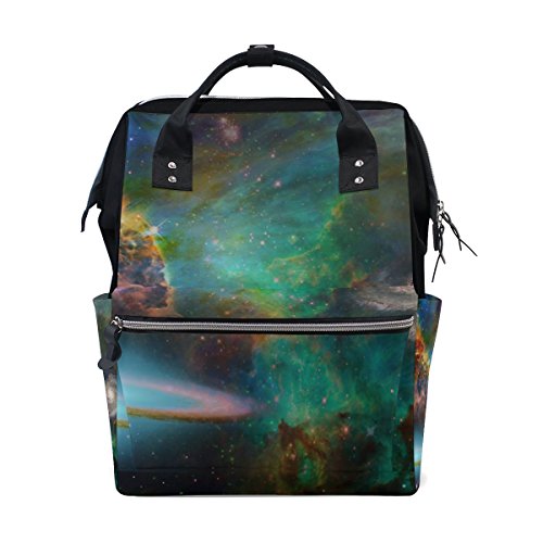 Preisvergleich Produktbild coosun Deep Space Wickeltasche Rucksack, großes Fassungsvermögen muti-function Reise Rucksack