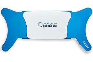 BUCKINGHAM HEALTHCARE Buckingham Glideboard Transferboard Rollstuhlzubehör Mobilitätshilfen Rollstuhl-Transfersitz Behinderungshilfen für ältere Menschen und Behinderte Mobilitätshilfen Möbeltransfers, Blau/Weiß