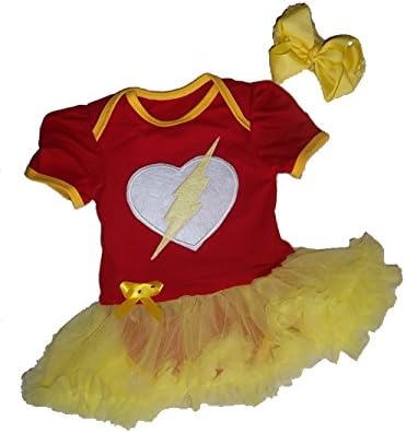 The Flash Baby Toddler Girl Romper/ Party Costume/ Fancy Dress/ Outfit (9-12 Months)