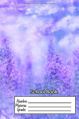 School Book: cuadernillo para tomar nota - hojas rayadas - ideal primaria o secundaria - anotar en clases - 78 paginas - economico