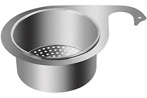 Fokroin Stainless Steel Swan Sink Strainer Basket, Passoire pour évier avec Poignée, Passoire Evier Cuisine, Passoire pour évier de Cuisine, pour filtrer Les déchets de Cuisine et Laver Les légumes