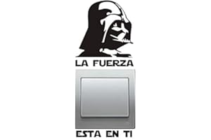 SUPER STICKER Pegatina Sticker Vinilo decorativo para enchufe interruptor pared, cristal, puerta diseño frase divertida emotiva - calcomania DIY decal original (K300)