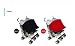 [Manito] New Twin Sunshade / Sunshade for Twin Baby stroller, Pushchair, and Car Seat, Wide Sunblock, UV Cut, Universal and easy installing (Black)