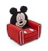 Disney Mickey Upholstered Chair with Ears (Red)