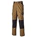 Produktbild Dickies Mens Everyday Durable Cargo Pocket Work Pants (32S) (Khaki/Black)
