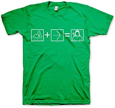 Airwolf Officially Licensed Merchandise Arrow Riddle T-Shirt (Green)