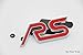Produktbild B116 RS Kühlergrill vorn Emblem Zeichen Badge Car Sticker Tuning Frontgrill Tuning