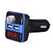 Produktbild Bluetooth FM Transmitter, Auto Radio Bluetooth Adapter Freisprecheinrichtung mit Mikrofon, Dual USB Ladegerät Wireless mp3 Player (A)