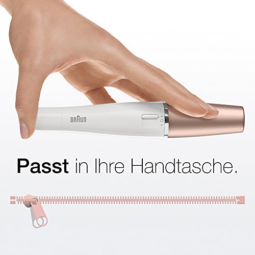 Braun FaceSpa 851V 3-in-1 Gesichtsepilierer/ Epilation-und Reinigungsbürstensystem, zur Haarentfernung, Gesichtsreinigung, Hautvitalisierung - 5