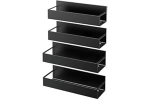 LES-THERESA 4Pcs Support Mural pour Bombe Aérosol, Support de Bombe Aérosol, Organisateur de Peinture en Aérosol, Support de Canette pour Voiture, pour les Garages, les Locaux Techniques et les Zones de Travail