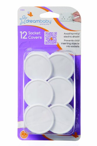 Dreambaby Socket Covers - Extra Value (Pack Of 12, White)