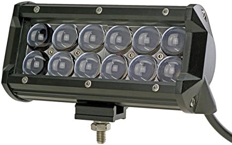 Automotive lighting 36W LED Strip Light 36W LED Work Light Off-road Vehicle Ceiling Light Inspection Lamp 4D Convex Lens Spot Light (Color : Spotlight 30°)