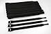 Produktbild 25 Stück Kabelklettband Klett - Kabelbinder 230mm schwarz
