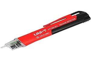 UNI-T UT12D-EU Serie UT12 AC Detector de Voltaje, Rango Dual, 24V-1000V AC, 50/60 Hz