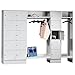 Produktbild Wolf Schließfachgarderoben-System - 15 Abteile links / Mitte, 15 Kleiderbügel - Gesamtbreite 2520 mm, Fachbreite 398 mm, lichtgrau - Garderobe Garderoben-System Garderoben-Systeme Garderobenschrank Garderobensystem Kleiderschrank Kleiderspind Schließfach