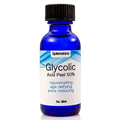 Splendora peau d'acide glycolique 50% - peau pro de la peau - améliorer les vergetures, les rides, pores dilatés, les cicatrices d'acné, les points noirs