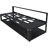Cadre Rig Minage Ouvert sans Fan Supporte 8 ou 12 GPU pour l'extraction Crypto Monnaie(L'unité )