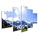 Produktbild islandburner, Bild Bilder auf Leinwand Karwendelgebirge in Österreich - kleines Tal namens Eng ALM Wandbild, Poster, Leinwandbild PIQ-MFP-DE6