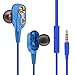 Produktbild OOFAYWFD 7D HiFi In-Ear Kopfhörer Dual Dynamic Treiber Super Bass Stereo Headset Kopfhörer,Blue