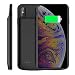 Produktbild Obamono iPhone XS Max 6000mAh Battery Case, Battery Case Battery Charger Case Cover, Battery Case Battery Charging Case with Battery Case for iPhone XS Max 6000mAh Black