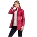 Produktbild iHAIPI - Damen Mantel Mittel Lang Outwear Herbst Wintermantel Jacke Parka Elegant Langarm Größe S-4XL (XL, Rote)