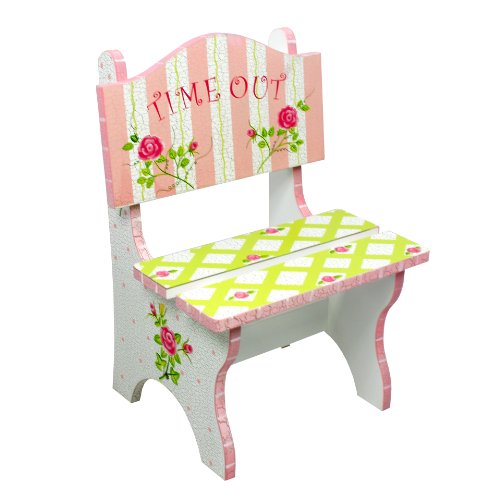 Fantasy Fields by Teamson Crackled Rose Time Out Chair
