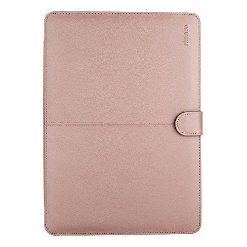 MOSISO MacBook Air 13 H  lle Case  Premium Qualit  t PU Leder Schlanke Schutzh  lle Tasche Cover f  r MacBook Air 13 Zoll  A1369   A1466   Rosa Silk