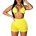 Produktbild Damen Sale Bikini Set 2019 Sexy Bademode Zweiteilige Strandkleidung Badeanzug Sommer Grosse Grössen Halter Mesh Perspektive Bikini-Bluse Brasilien Bandage Bodycon Tankini Strandkleidung TWBB