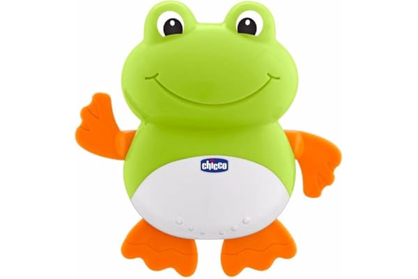 Chicco Grenouille Nageuse, Jeu de Bain Électronique pour Enfants, Grenouille de Bain, 6-36 Mois